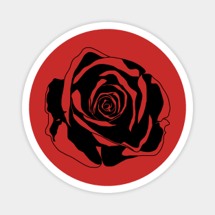 Contrast Rose (transparent) Magnet